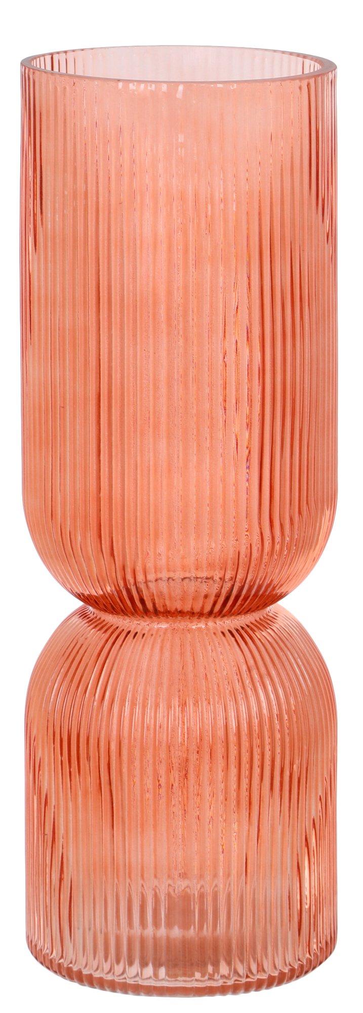 8 in. Textured Glass Vase
