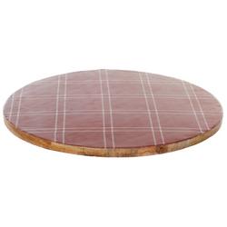 20 Christmas Patterned Lazy Susan - Red