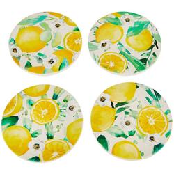 4 Pk Lemon Coasters
