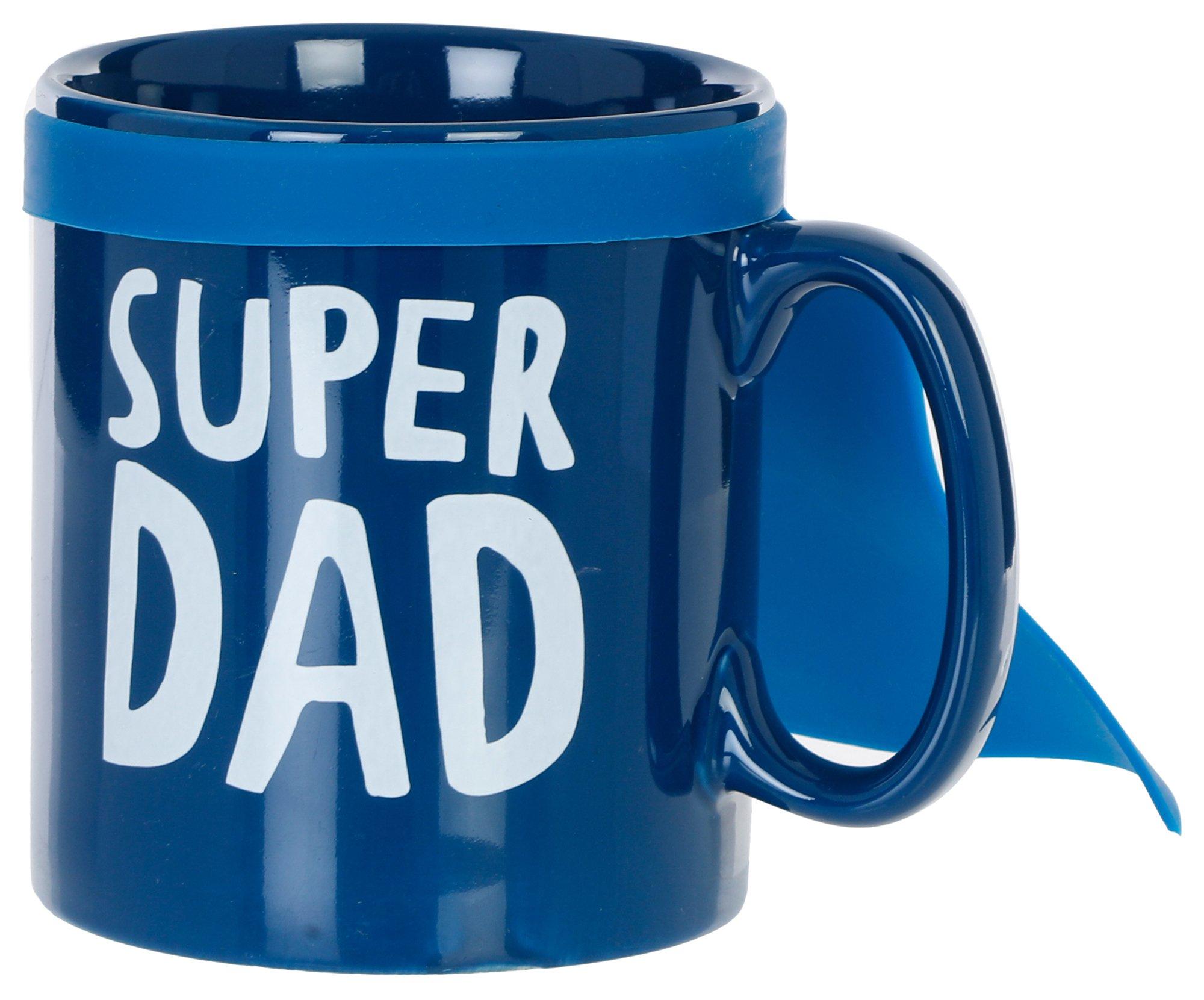 Large Super Dad Gift Mug with Cape