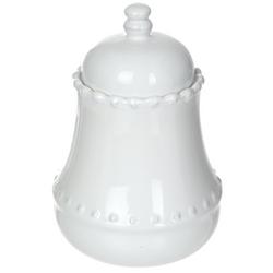 9 Decorative Canister Home Accent - White