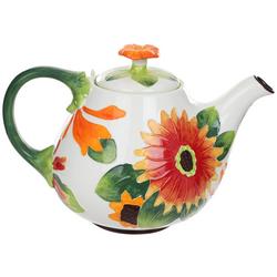 Floral Ceramic Teapot