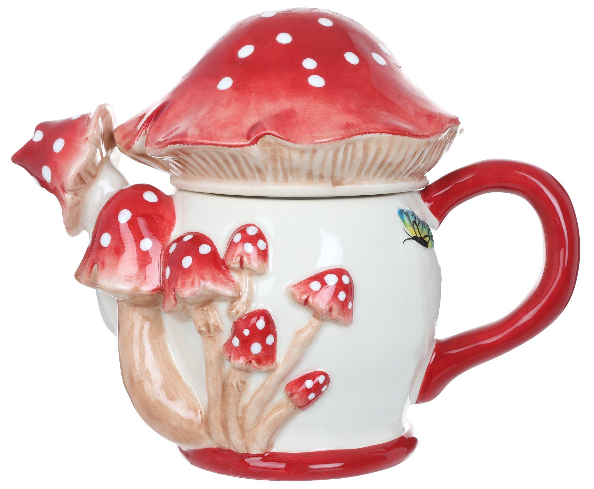 8in Mushroom Teapot