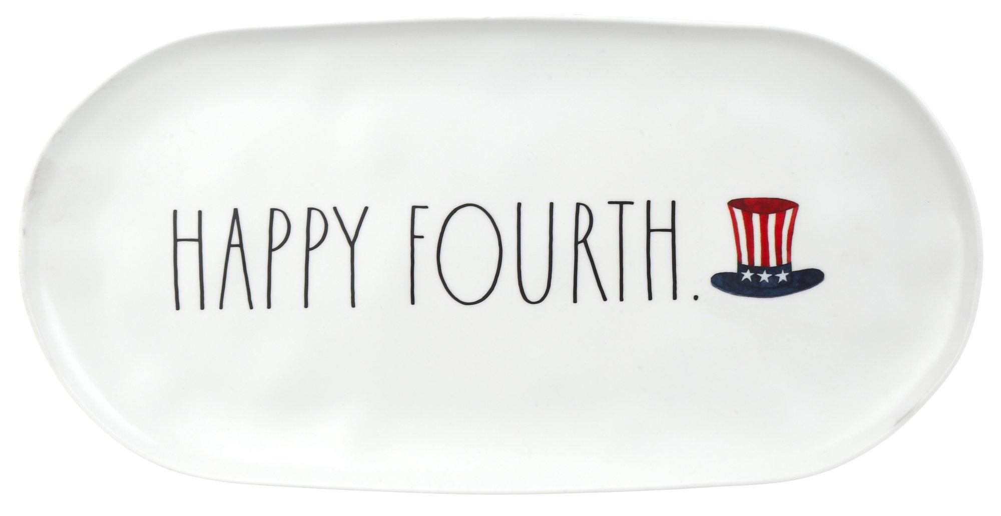 18in Americana 4th of July Serving Platter