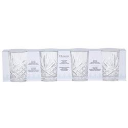 4 Pk Acrylic Double Old Fashioned Glasses