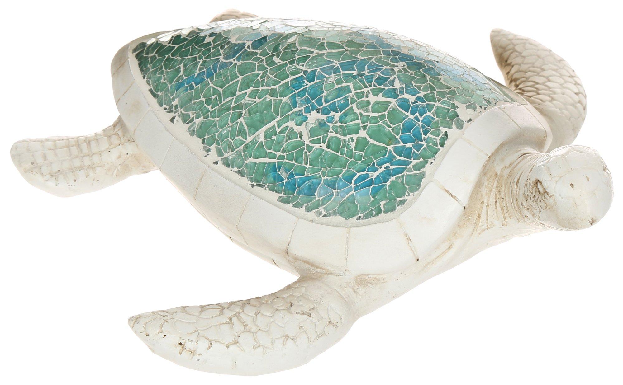 8.5 in. Mosaic Sea Turtle Home Accent