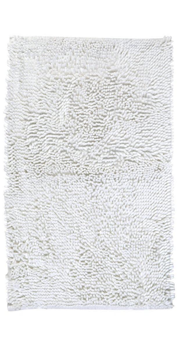 21x34 Chenille Noodle Bath Rug - White | bealls