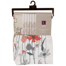 72x72 Clarissa Floral Fabric Shower Curtain - Multi