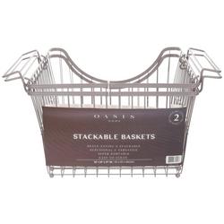 2 Pk Stackable Baskets