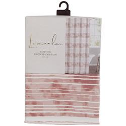 70x72 Striped Shower Curtain - Pink