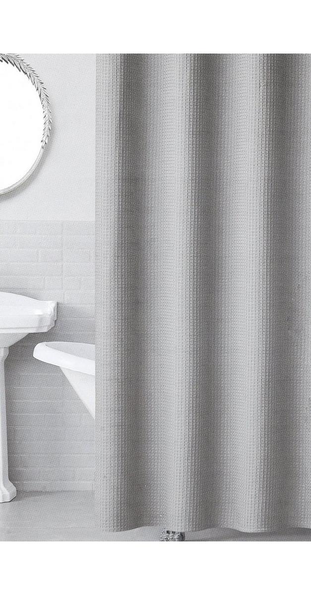 70" x 72" Woven Shower Curtain Grey bealls