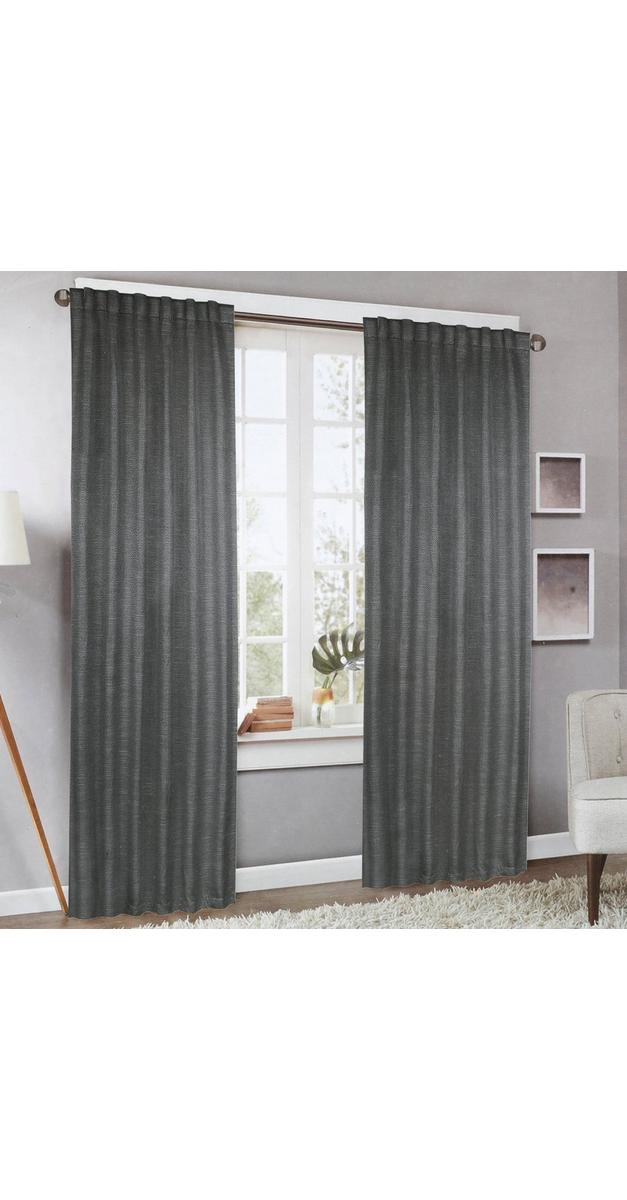 38x95 Solid Extra Long Panel Curtains Grey bealls