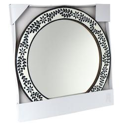 24x24 Floral Mirror