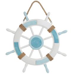24 in. Hanging Shipwheel Home Accent