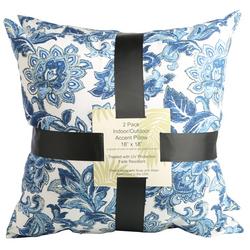 2 Pk Decorative Patio Pillows