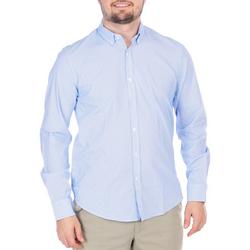 Men's Small Dot Print Button Down Shirt