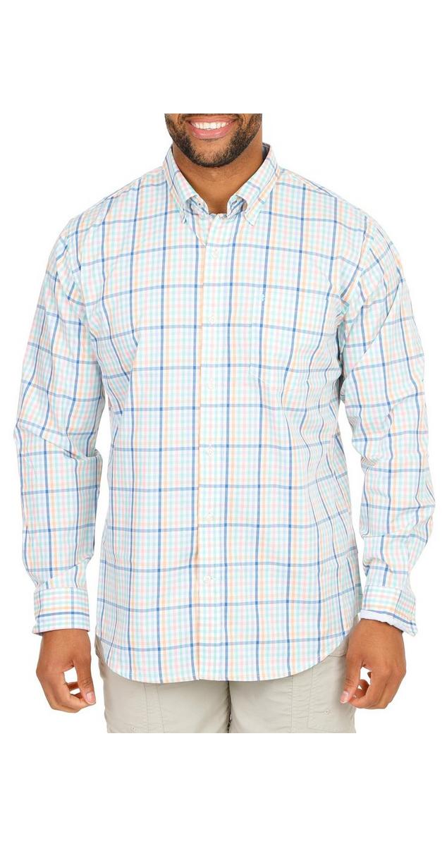 Men's Pastel Plaid Button Down Shirt - Multi | bealls