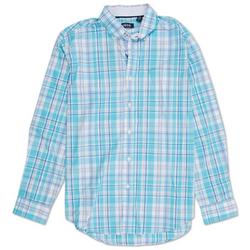 Men's Plaid Button Down Shirt