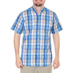 Men's Stripe Print Button Down Shirt