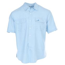 Men's Outdoor Solid Button Down Shirt