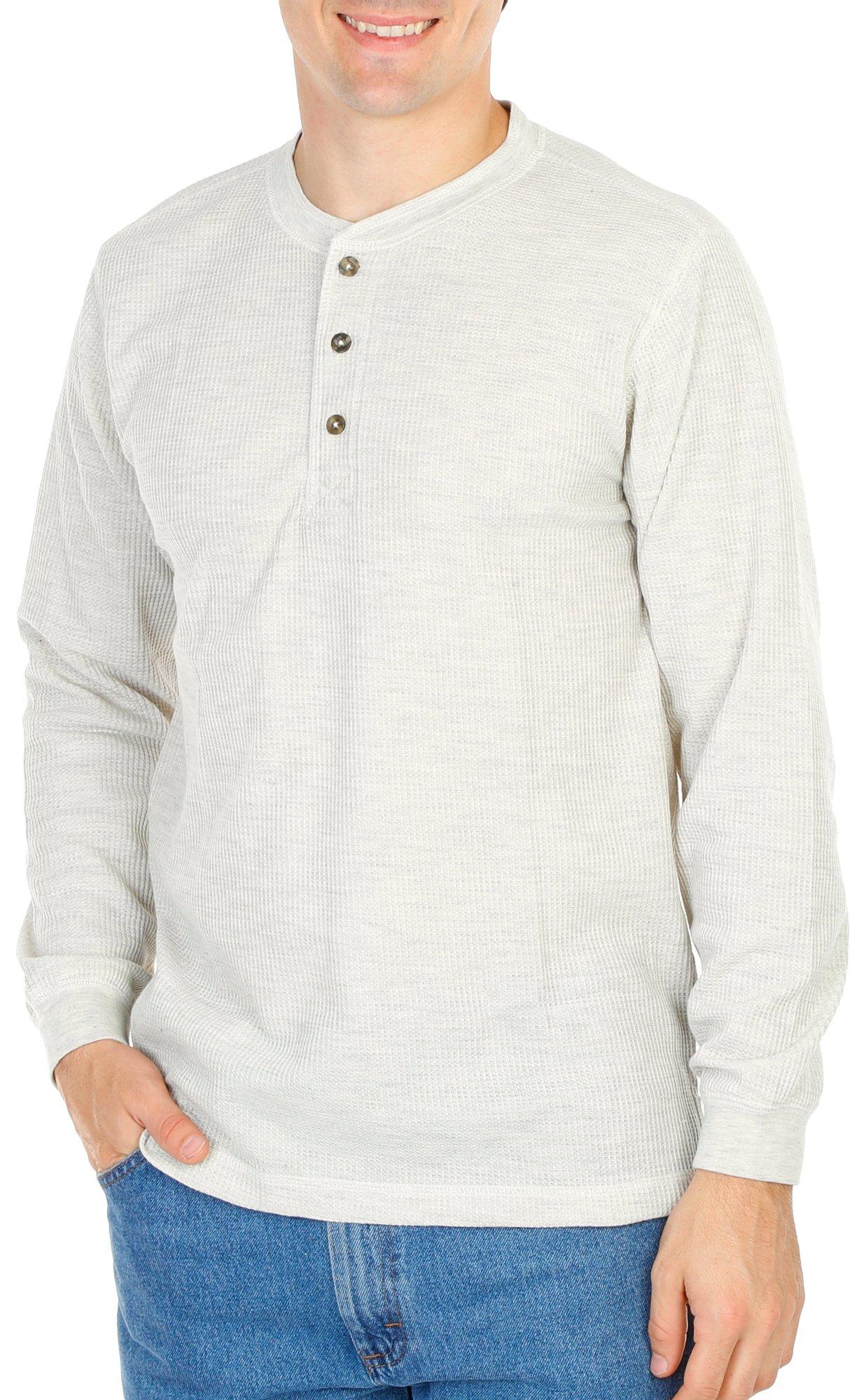 Men's Solid Thermal Shirt