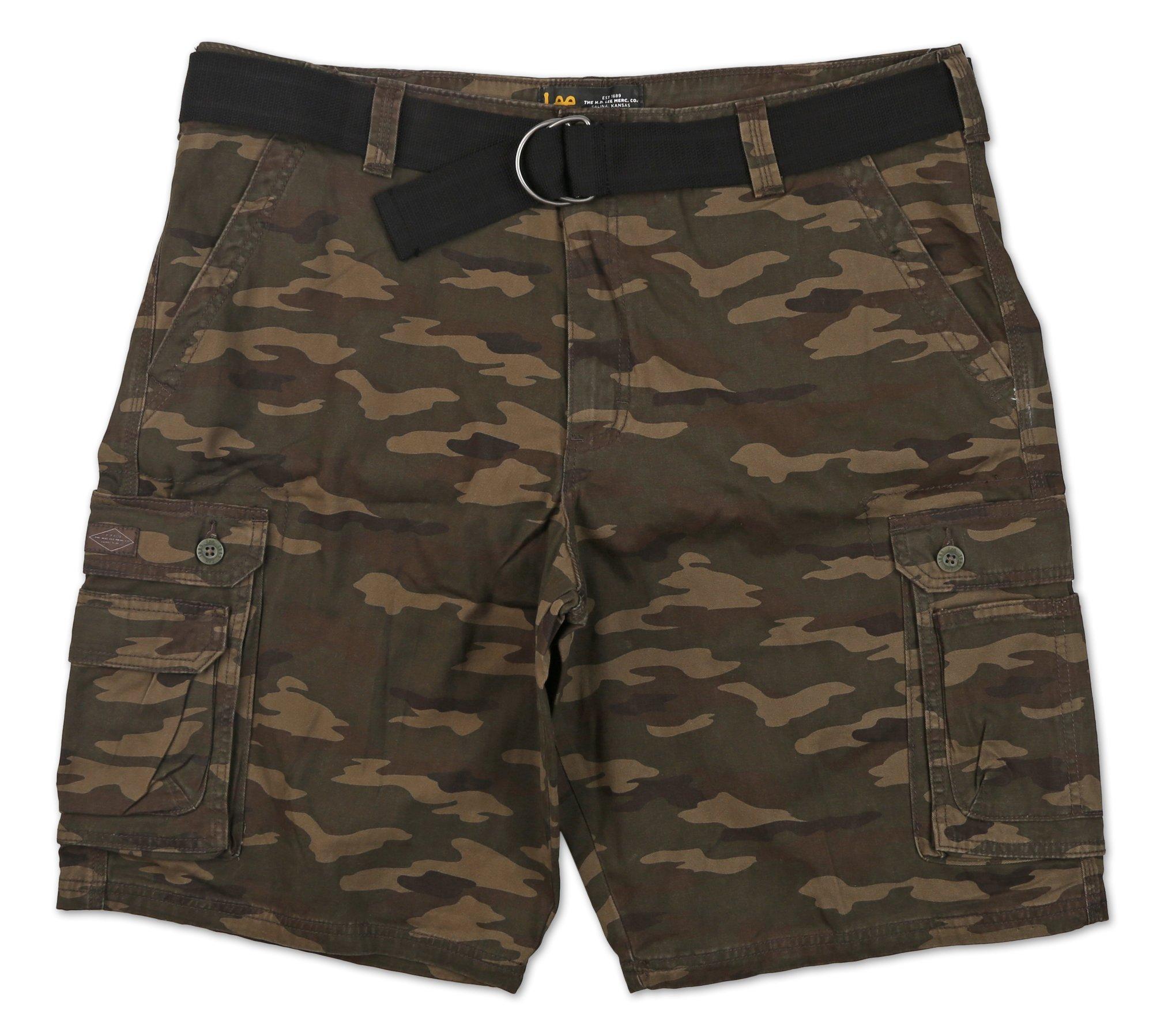 Men's Cargo Camo Print Shorts