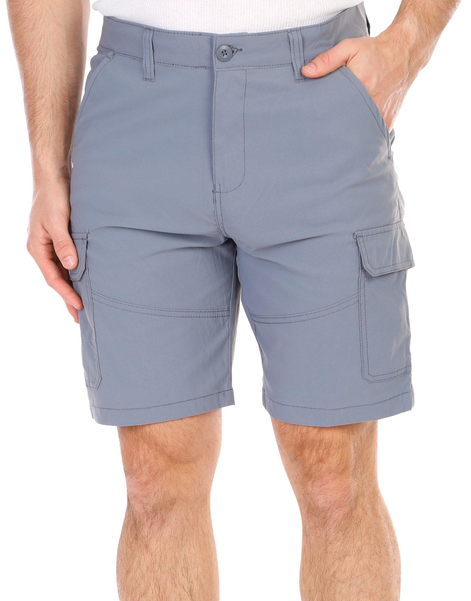 Men's Solid Cargo Shorts