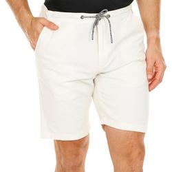 Men's Solid Casual Shorts - White