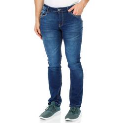 Men's Mid Wash Straight Leg Jeans