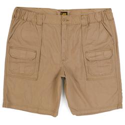 Big Men's Solid Cargo Shorts