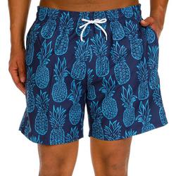 Men's Pineapple Print Swim Shorts