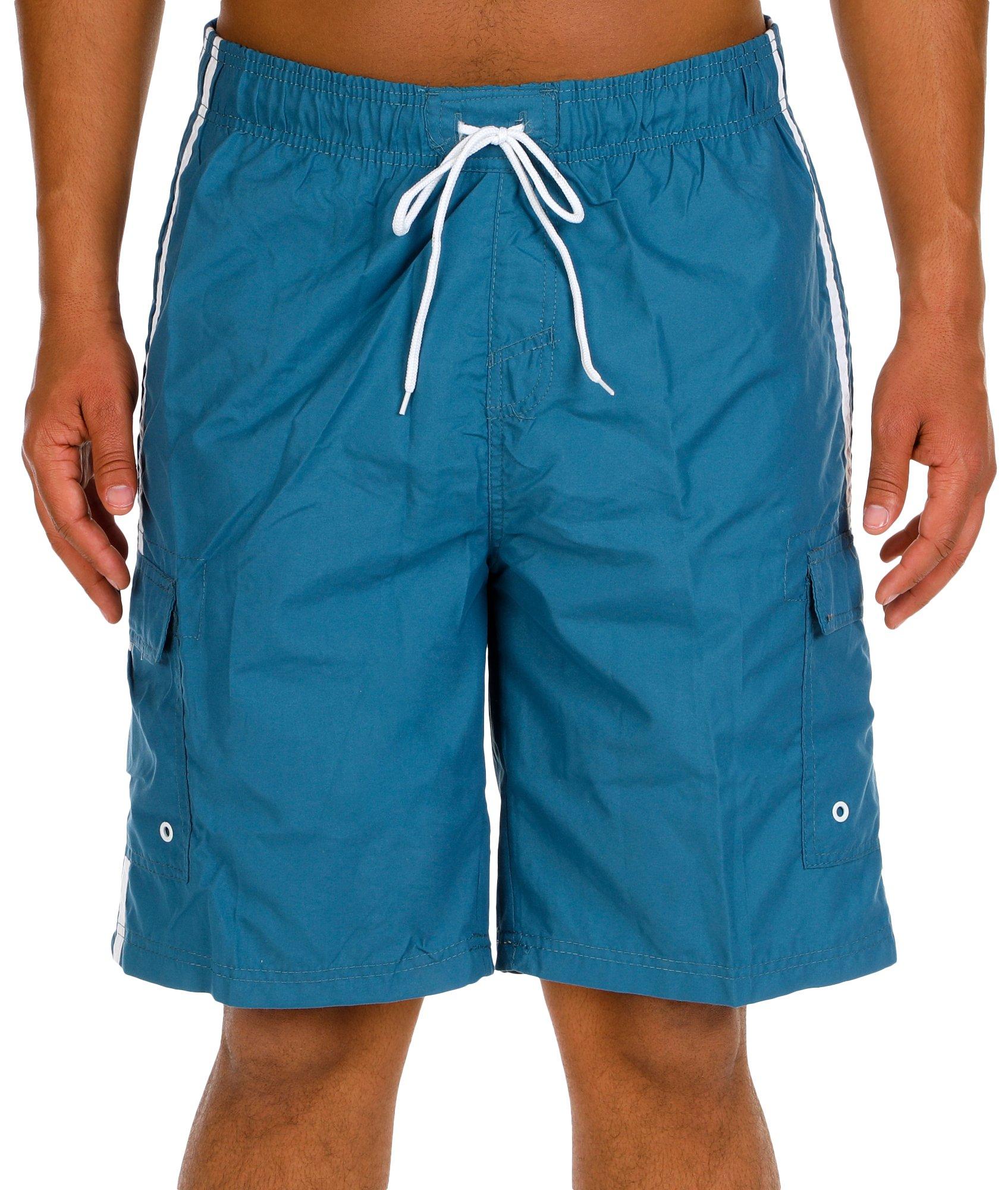 Men's Solid Swimwear Shorts