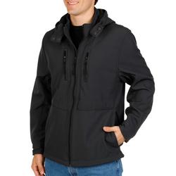 Men's Solid Full Zip Fleece Lined Jacket