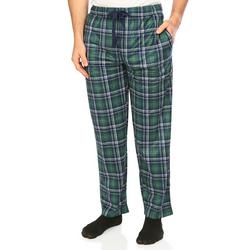 Men's Plaid Pajama Pants - Green Multi