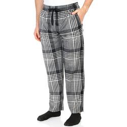 Men's Plaid Houndstooth Print Pajama Pants