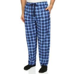 Men's Plaid Pajama Pants - Blue Multi