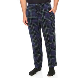 Men's Plaid Knit Sweatpants - Blue Multi