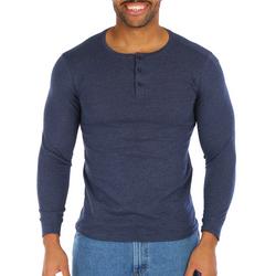 Men's Long Sleeve Henley Shirt