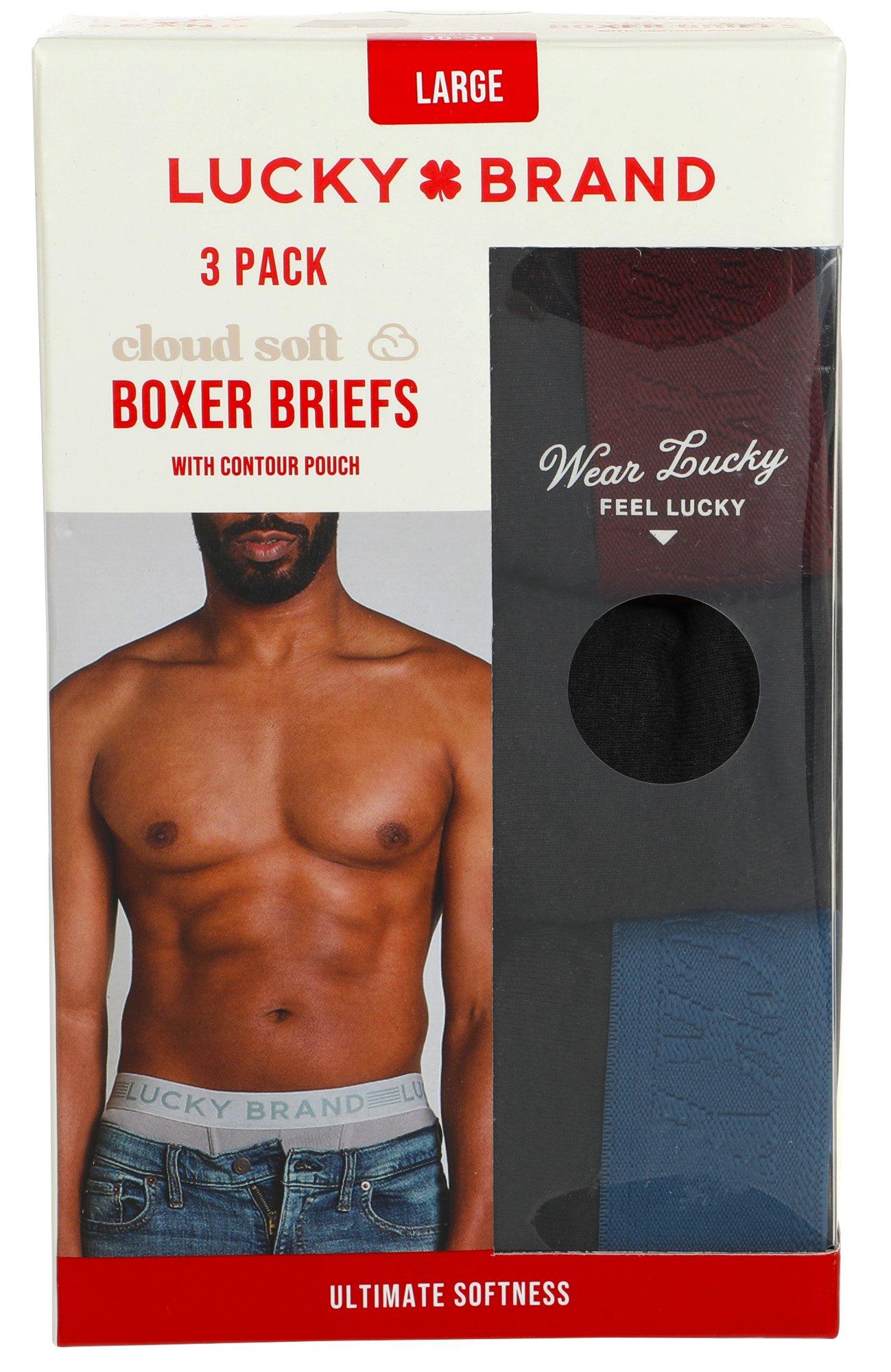 Men's 3 Pk Boxer Briefs