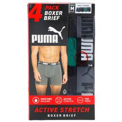 4 Pk Active Stretch Boxer Brief