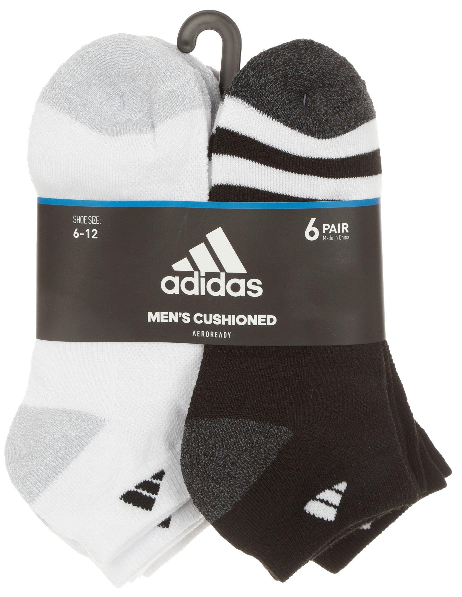 Men's 6 Pk Low Cut Socks - Multi