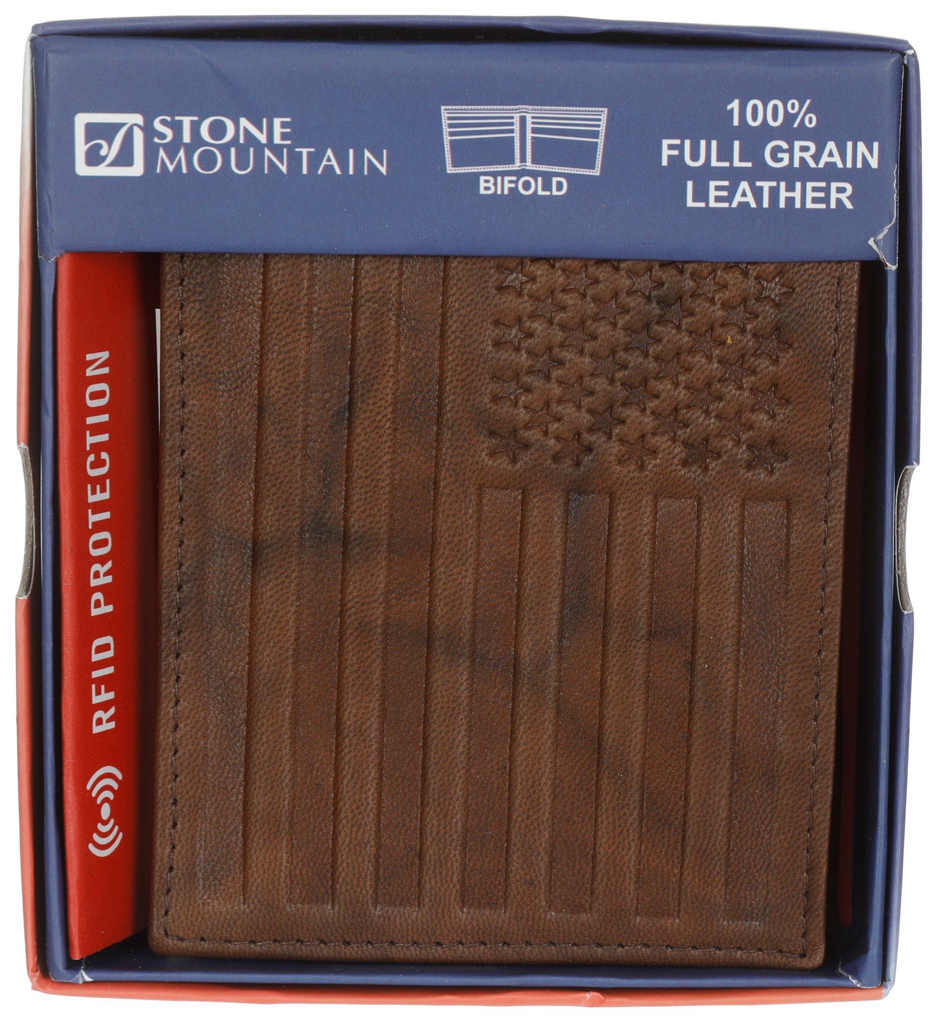 Men's Full Grain Leather Bifold Wallet