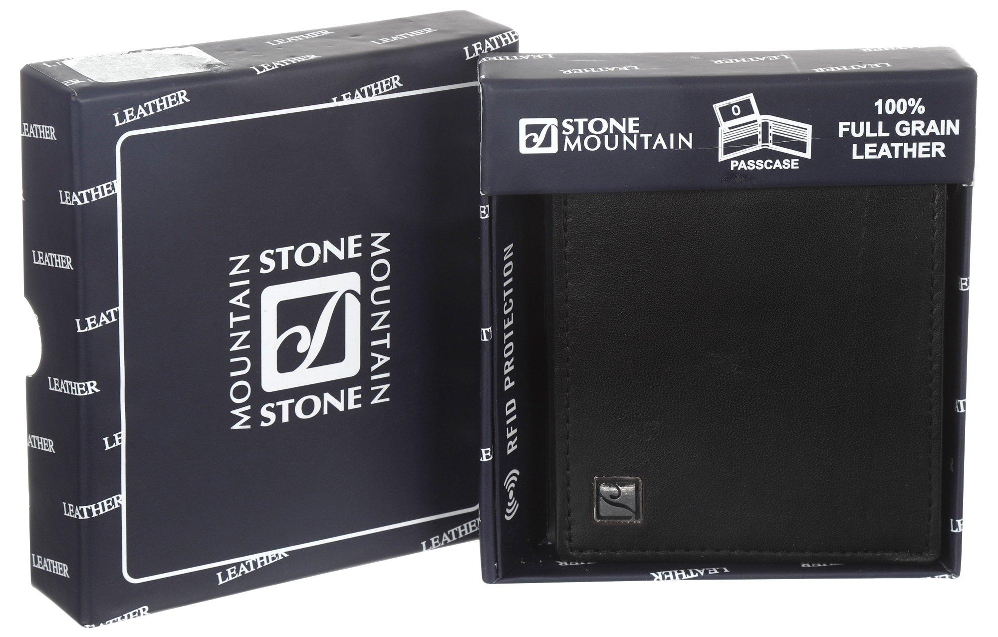 Men's Full Grain Leather Passcase Wallet