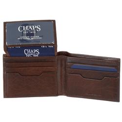 Men's Genuine Leather Passcase Wallet