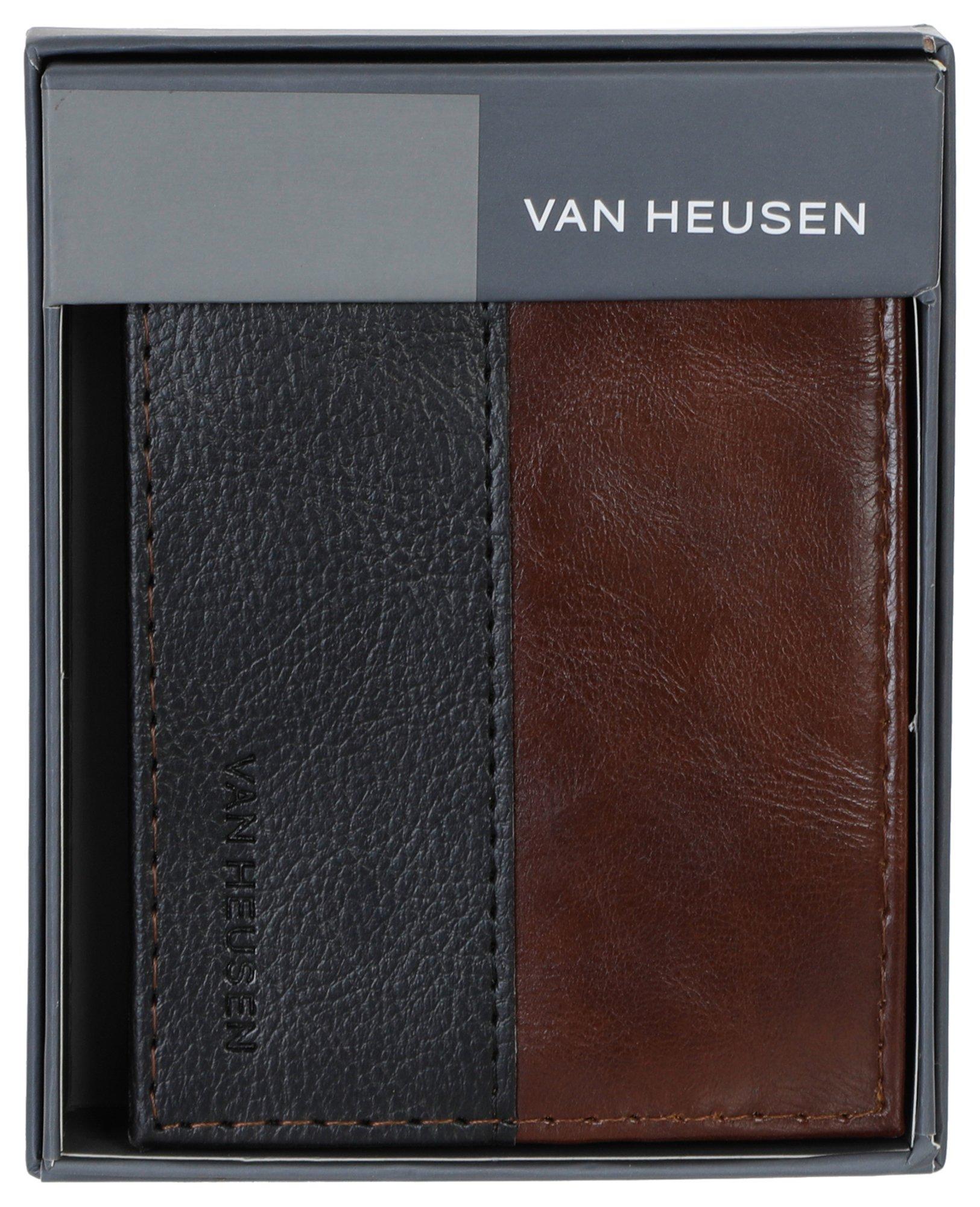 Men's Leather Passcase Wallet