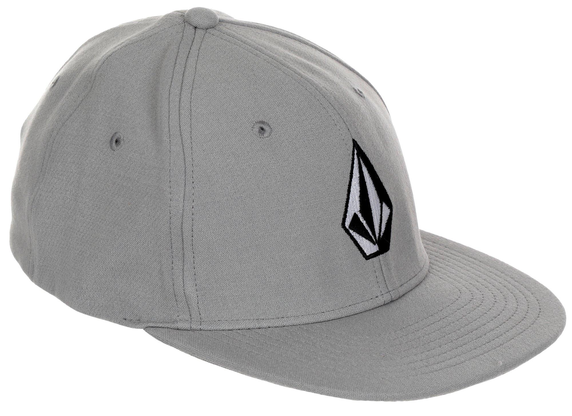 Men's Solid Flat Brim Hat - Grey