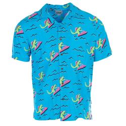 Men's Dino Print Button Down Shirt