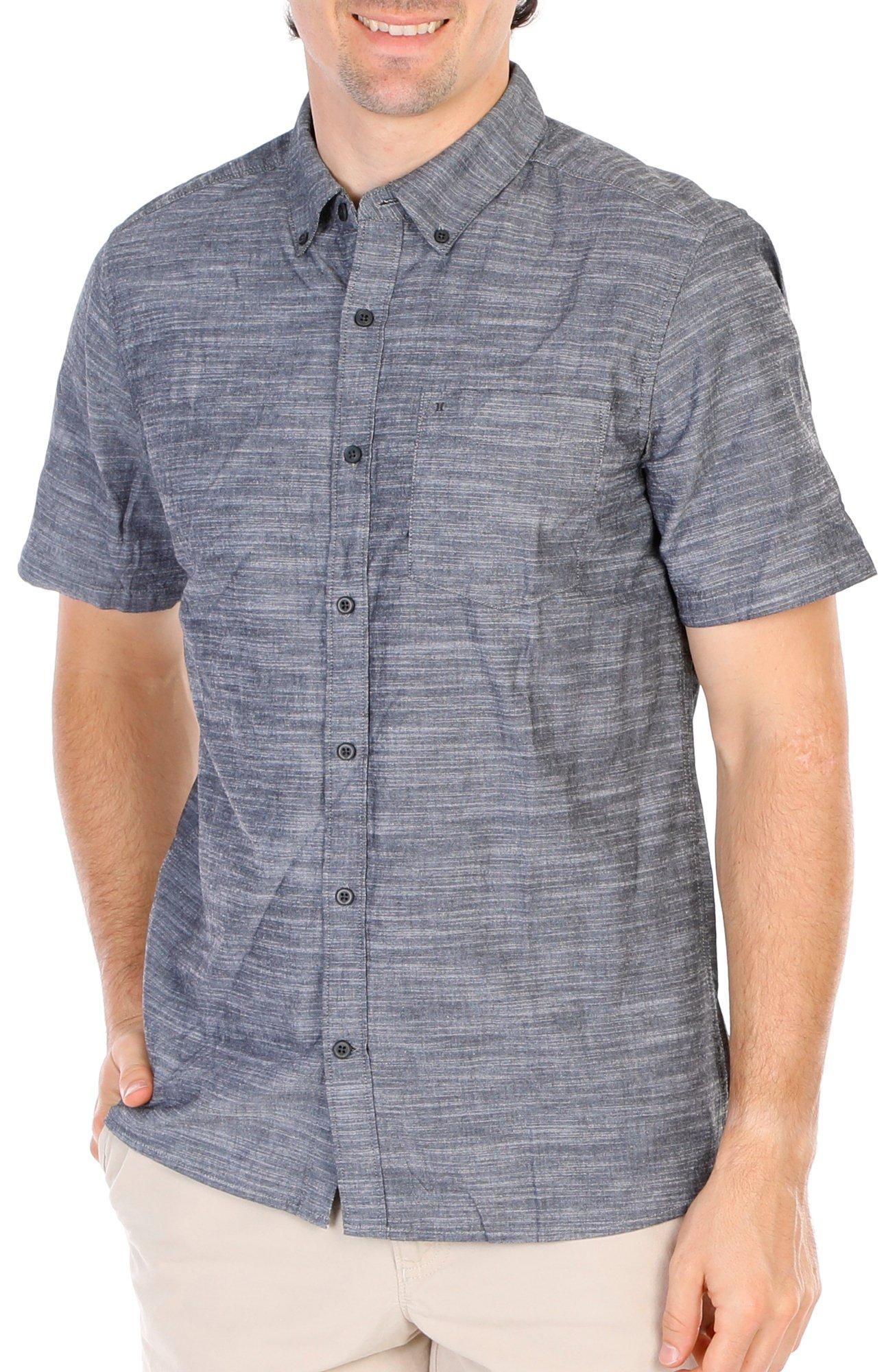 Men's Solid Button Down Shirt