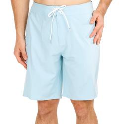 Men's Solid Board Swim Shorts - Blue