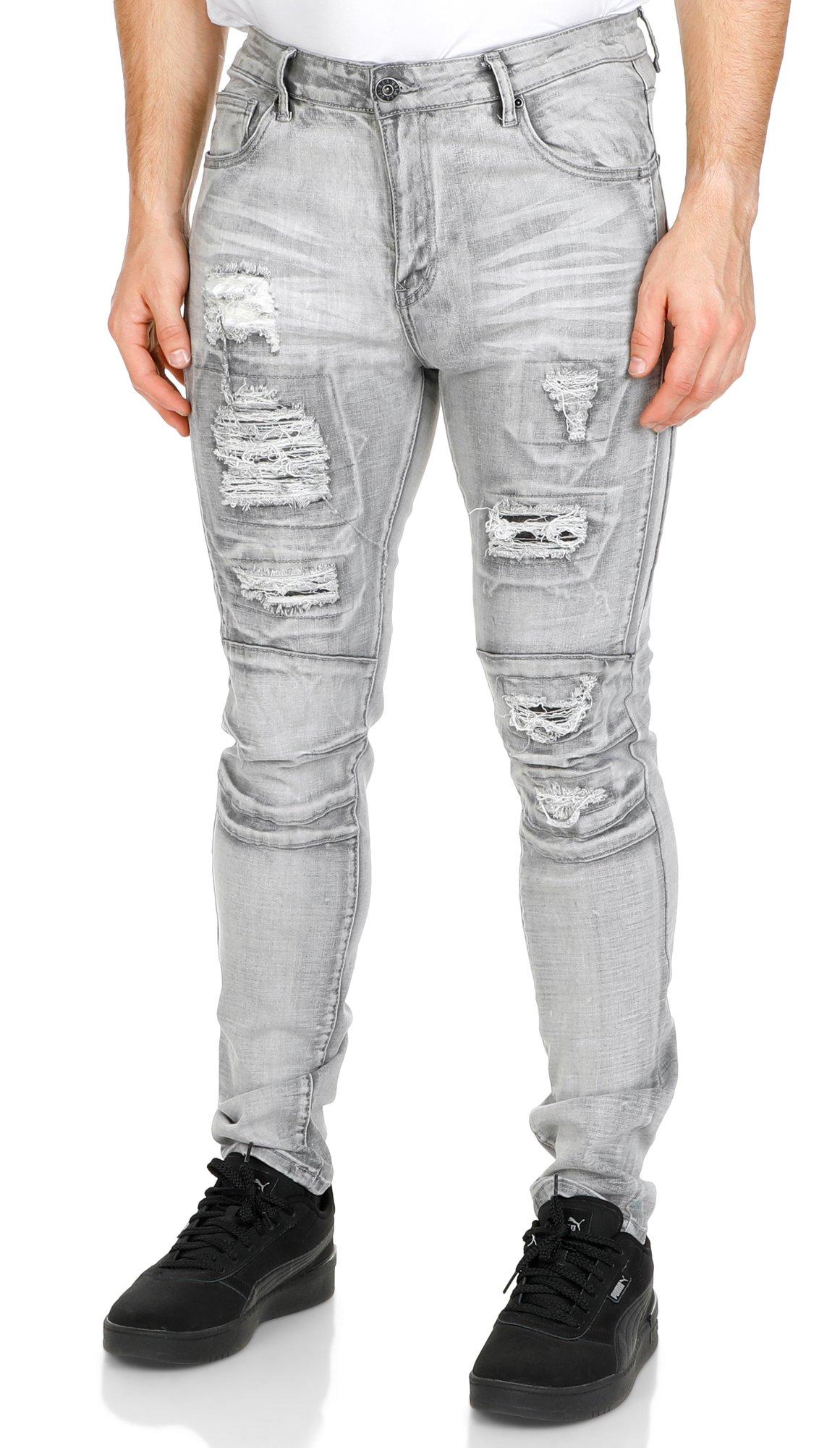 Men's Distressed Jeans